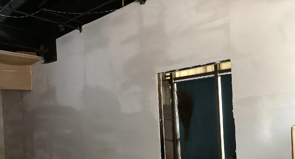 台中輕隔間施工現場,高品質隔間工程